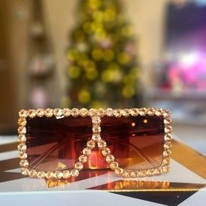 ❤️3/$25 Women's Pink Rhinestone 💗 💎 Sunglasses 🕶 -☆Brand-New/NWOT☆